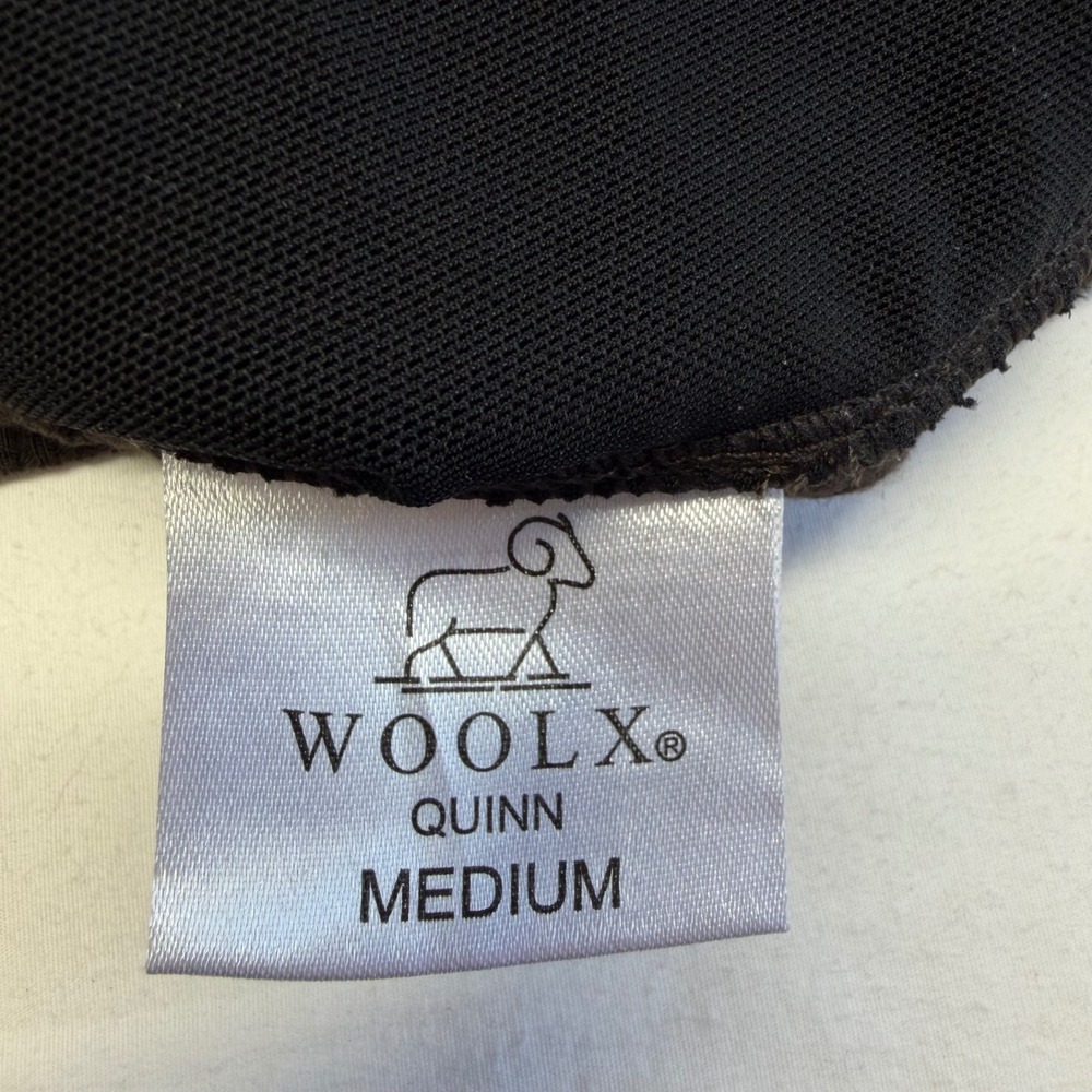 Woolx Luca Quinn Lounge Set Base Layer Women S/M Brown Ribbed Merino Wool - Picture 7 of 16